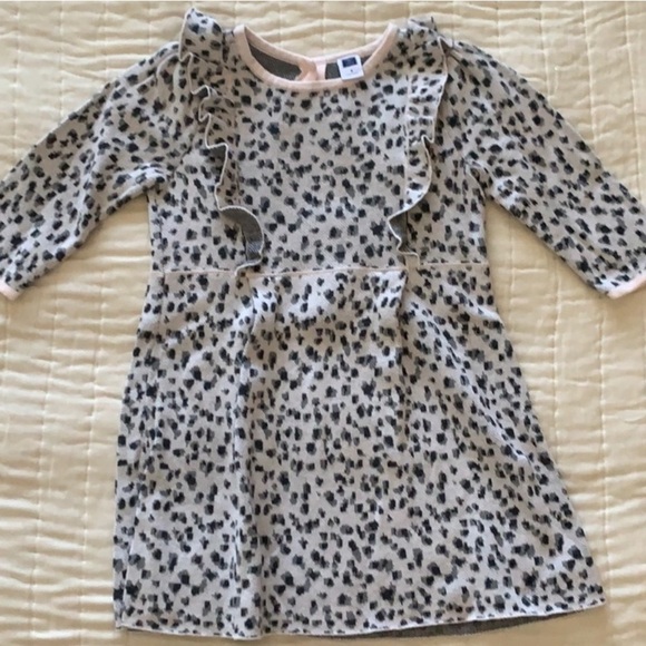 𝅺JANIE and Jack Pink Cheetah Dress 3T - Picture 1 of 3